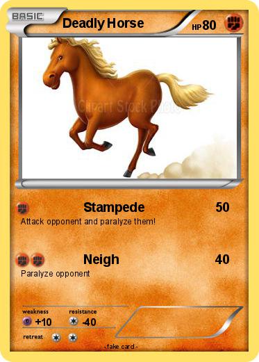 Pokemon Deadly Horse