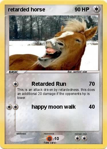 Pokemon retarded horse