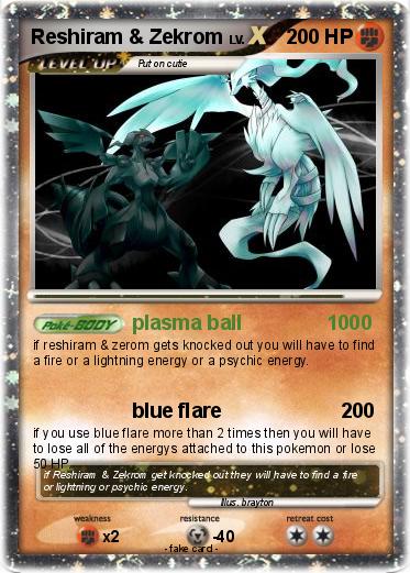 Pokemon Reshiram & Zekrom