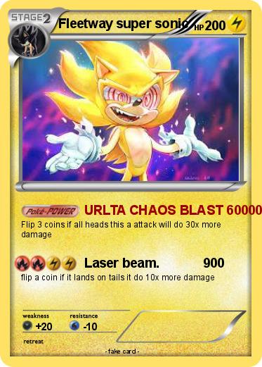 Pokemon Fleetway super sonic