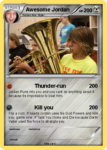 Pokemon Awesome Jordan