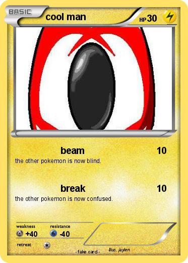 Pokemon cool man