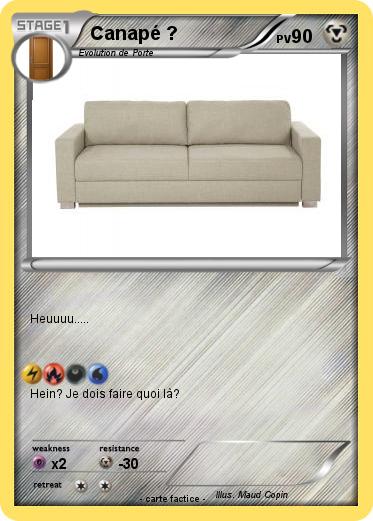 Pokemon Canapé ?