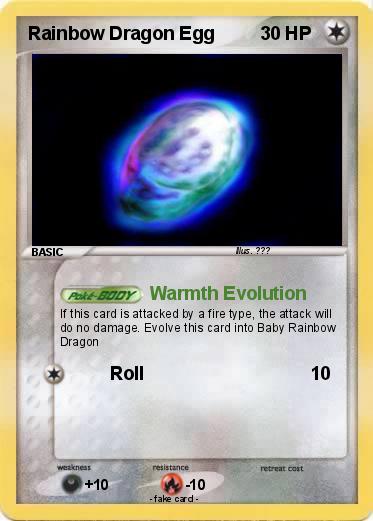 Pokemon Rainbow Dragon Egg