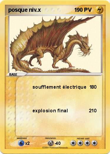 Pokemon posque niv.x                      1