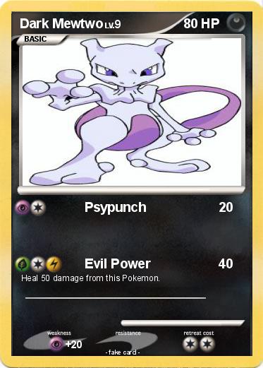 Pokemon Dark Mewtwo