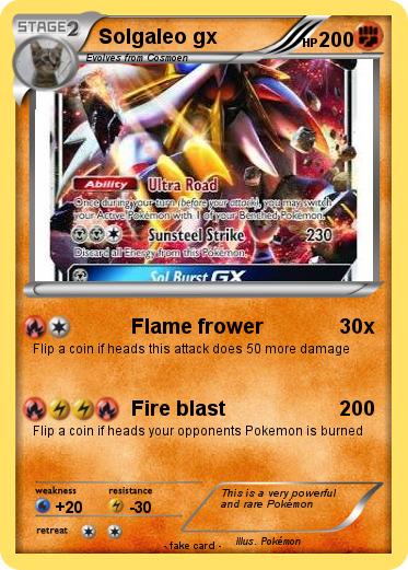 Pokemon Solgaleo gx