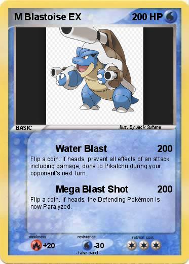 Pokemon M Blastoise EX