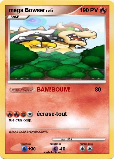 Pokemon méga Bowser