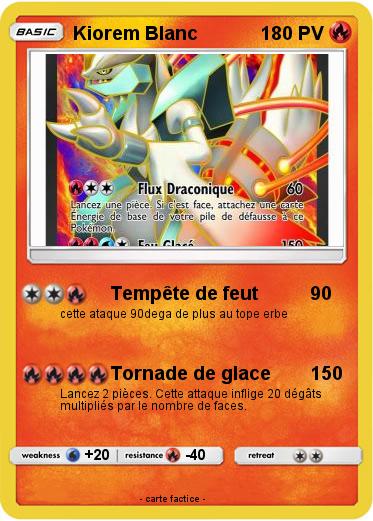 Pokemon Kiorem Blanc