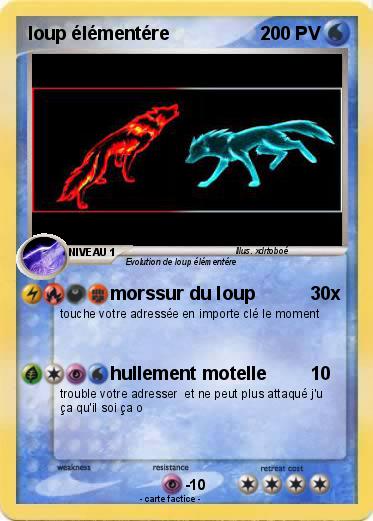 Pokemon loup élémentére