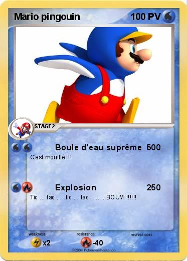 Pokemon Mario pingouin 