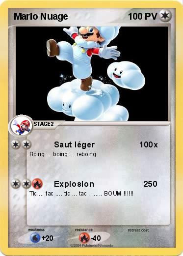 Pokemon Mario Nuage 