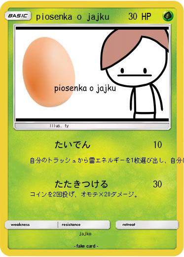 Pokemon piosenka o jajku