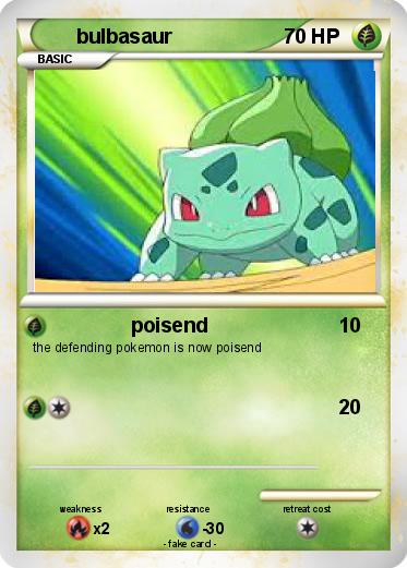Pokemon bulbasaur