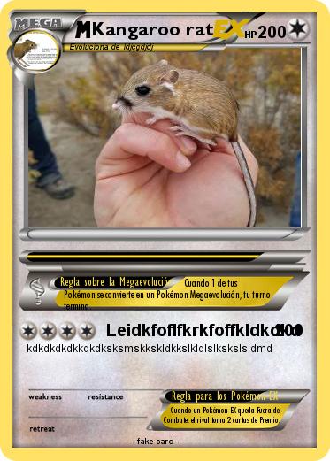 Pokemon Kangaroo rat