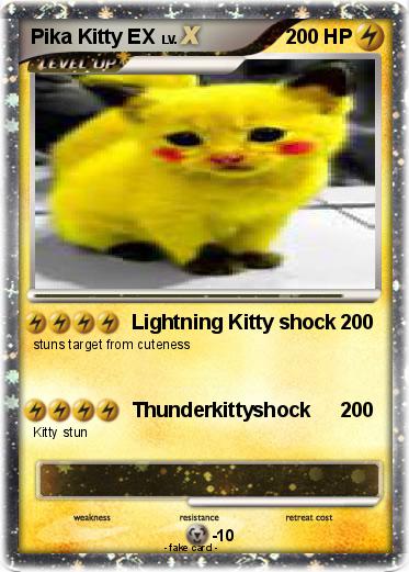 Pokemon Pika Kitty EX