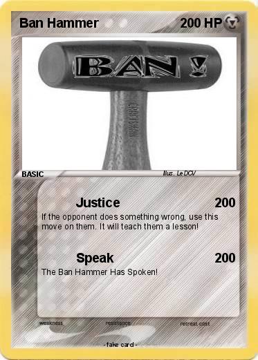 Pokemon Ban Hammer