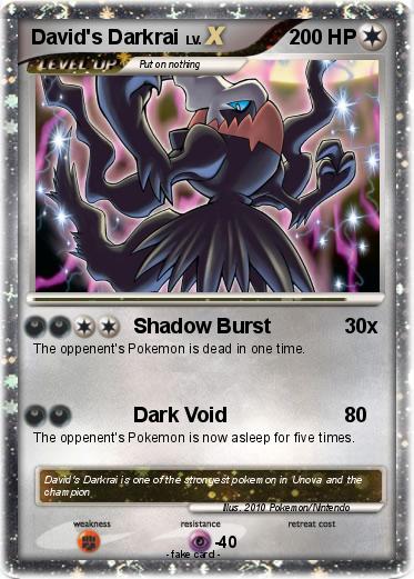 Pokemon David's Darkrai