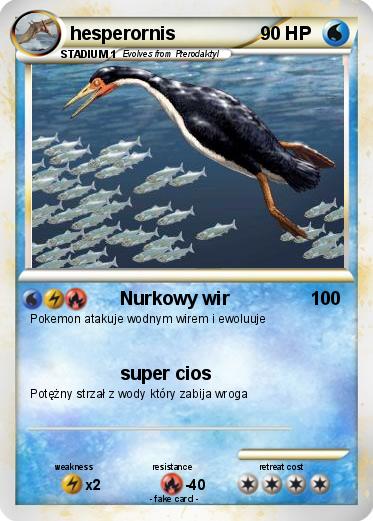 Pokemon hesperornis