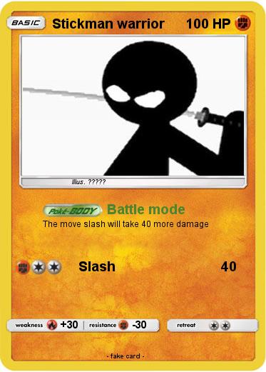Pokemon Stickman warrior