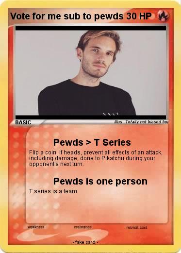 Pokemon Vote for me sub to pewds