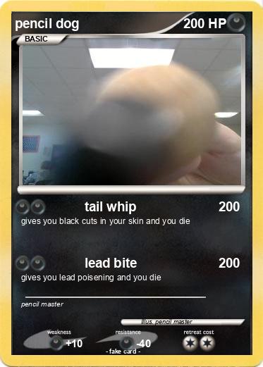 Pokemon pencil dog
