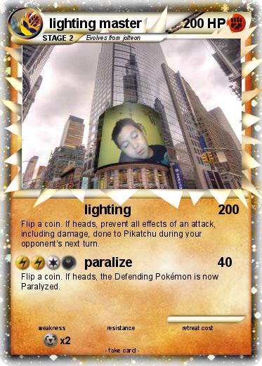 Pokemon lighting master