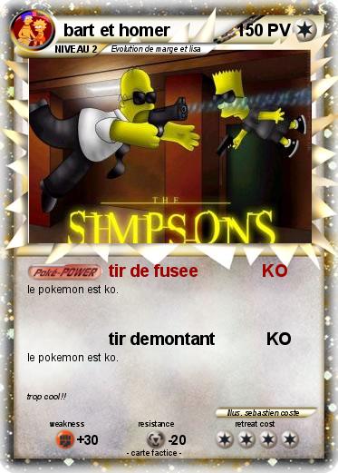 Pokemon bart et homer