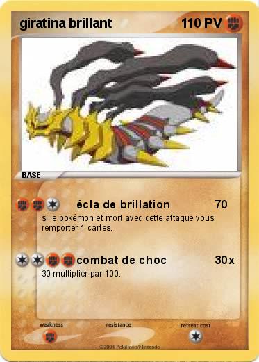 Pokemon giratina brillant