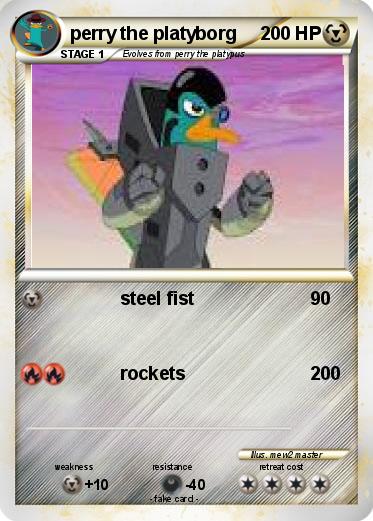 Pokemon perry the platyborg