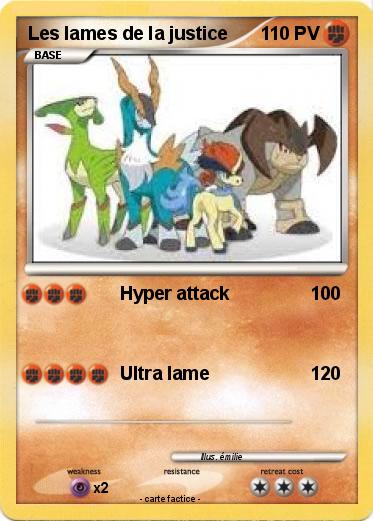 Pokemon Les lames de la justice