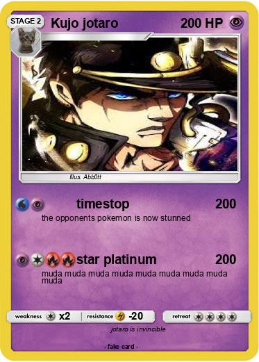 Pokemon Kujo jotaro