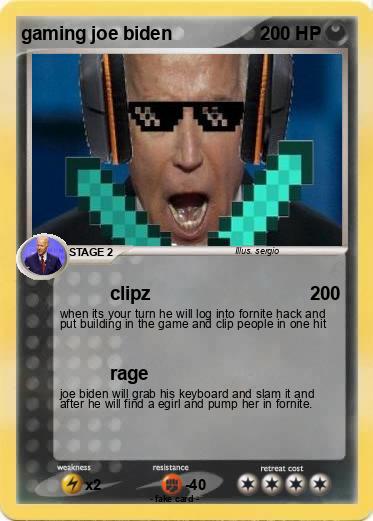 Pokemon gaming joe biden