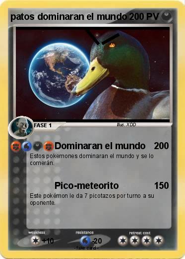 Pokemon patos dominaran el mundo