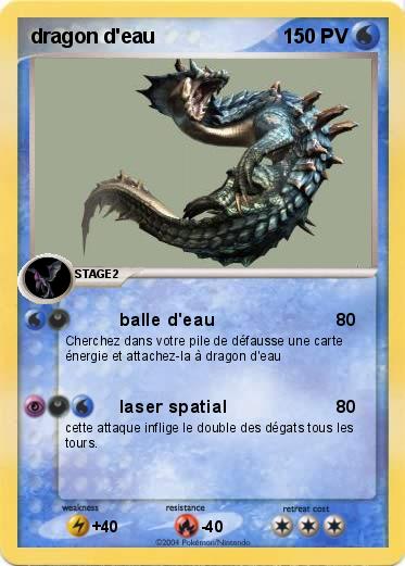Pokemon dragon d'eau