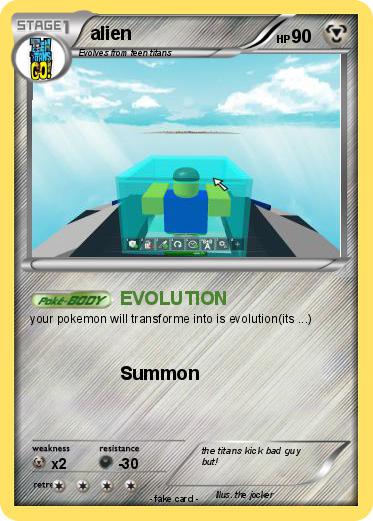 Pokemon alien