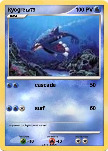 Pokemon kyogre