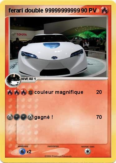 Pokemon ferari double 99999999999