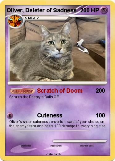 Pokemon Oliver, Deleter of Sadness