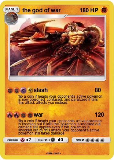 Pokemon the god of war