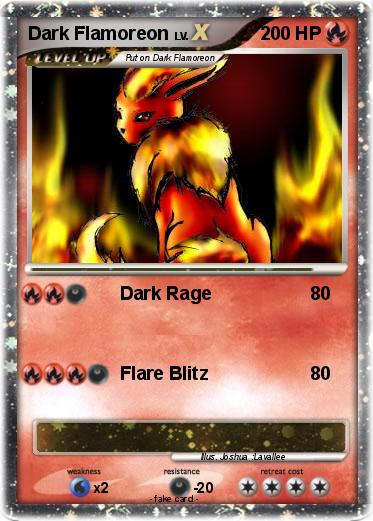 Pokemon Dark Flamoreon
