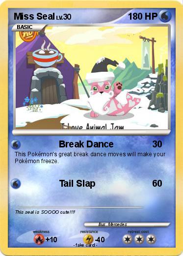 Pokemon Miss Seal