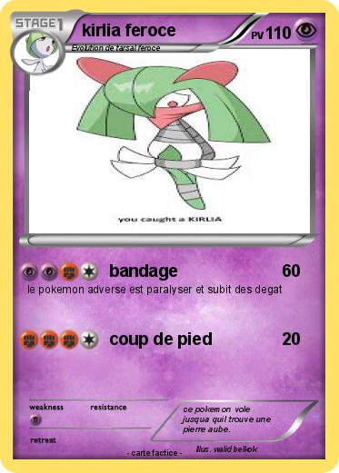 Pokemon kirlia feroce
