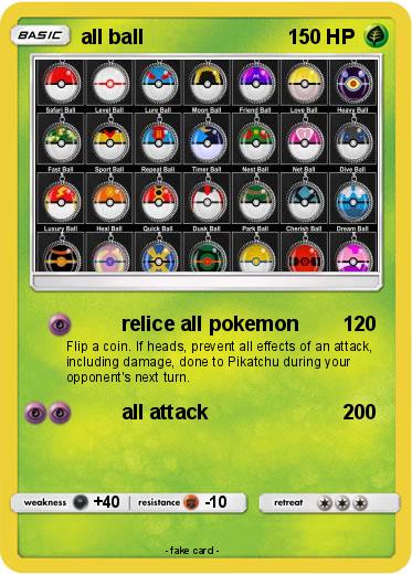 Pokemon all ball