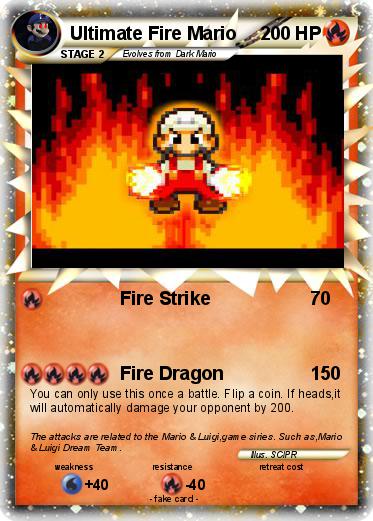Pokemon Ultimate Fire Mario