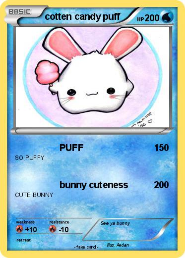 Pokemon cotten candy puff