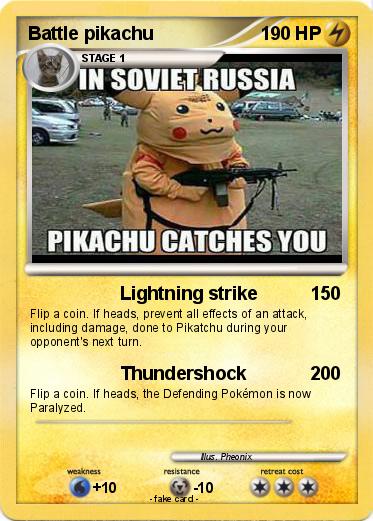 Pokemon Battle pikachu