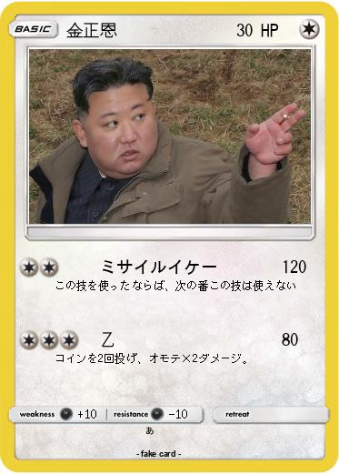 Pokemon 金正恩