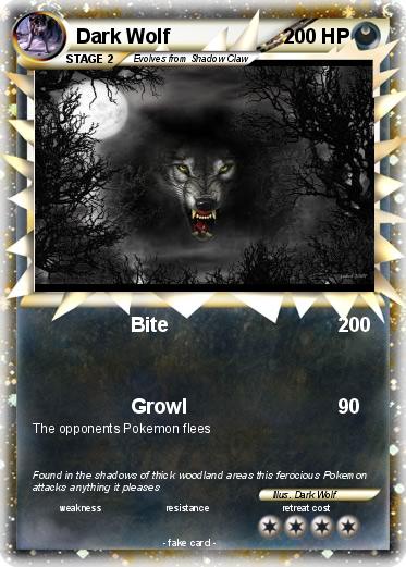 Pokemon Dark Wolf